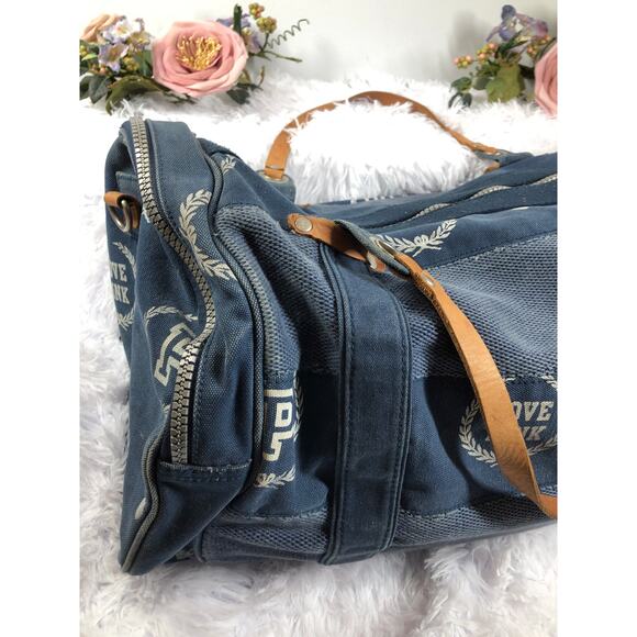 Victoria's Secret Pink Weekender Duffle Bag Y2K Vintage Barbiedoll - Picture 5 of 10